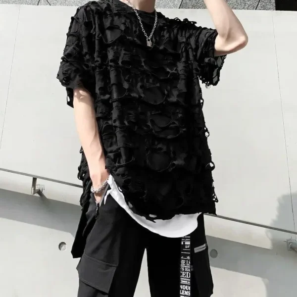 Transparent Hole Tee