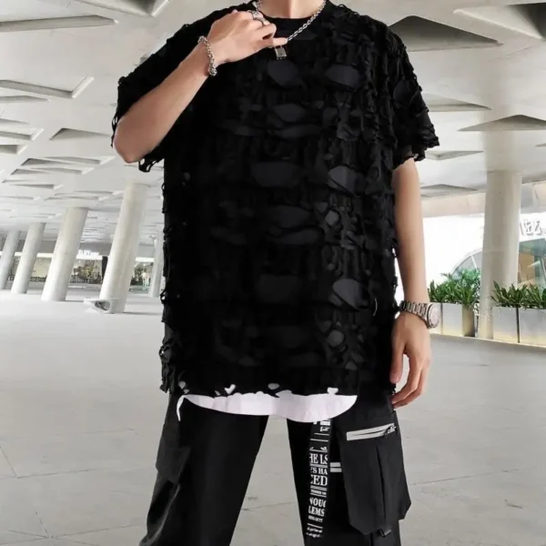 Transparent Hole Tee - Image 3