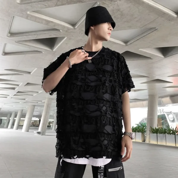 Transparent Hole Tee - Image 4